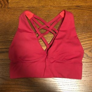 Ethos Co Got Your Back Sports Bra Magenta S NWT